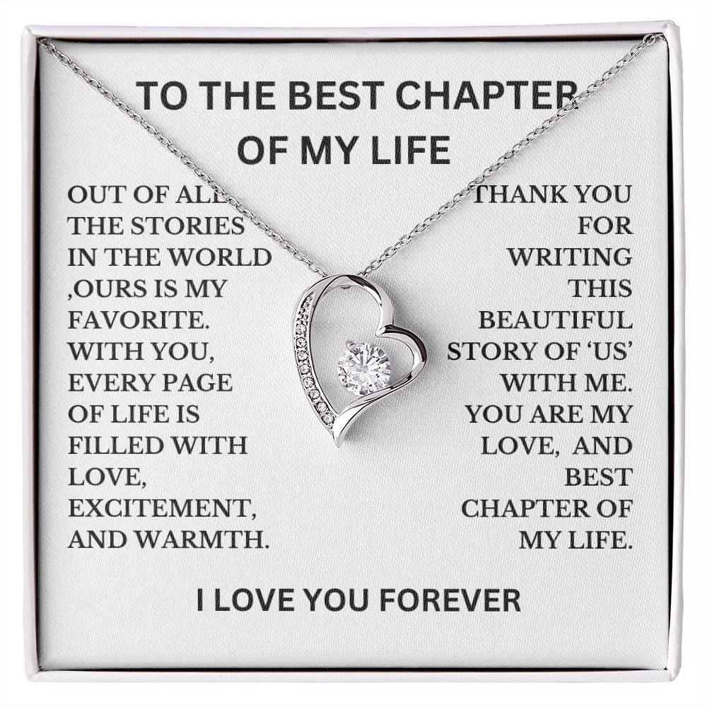 To The Best Chapter Of My Life Necklace, A perfect Gift For Wife, Girlfriend