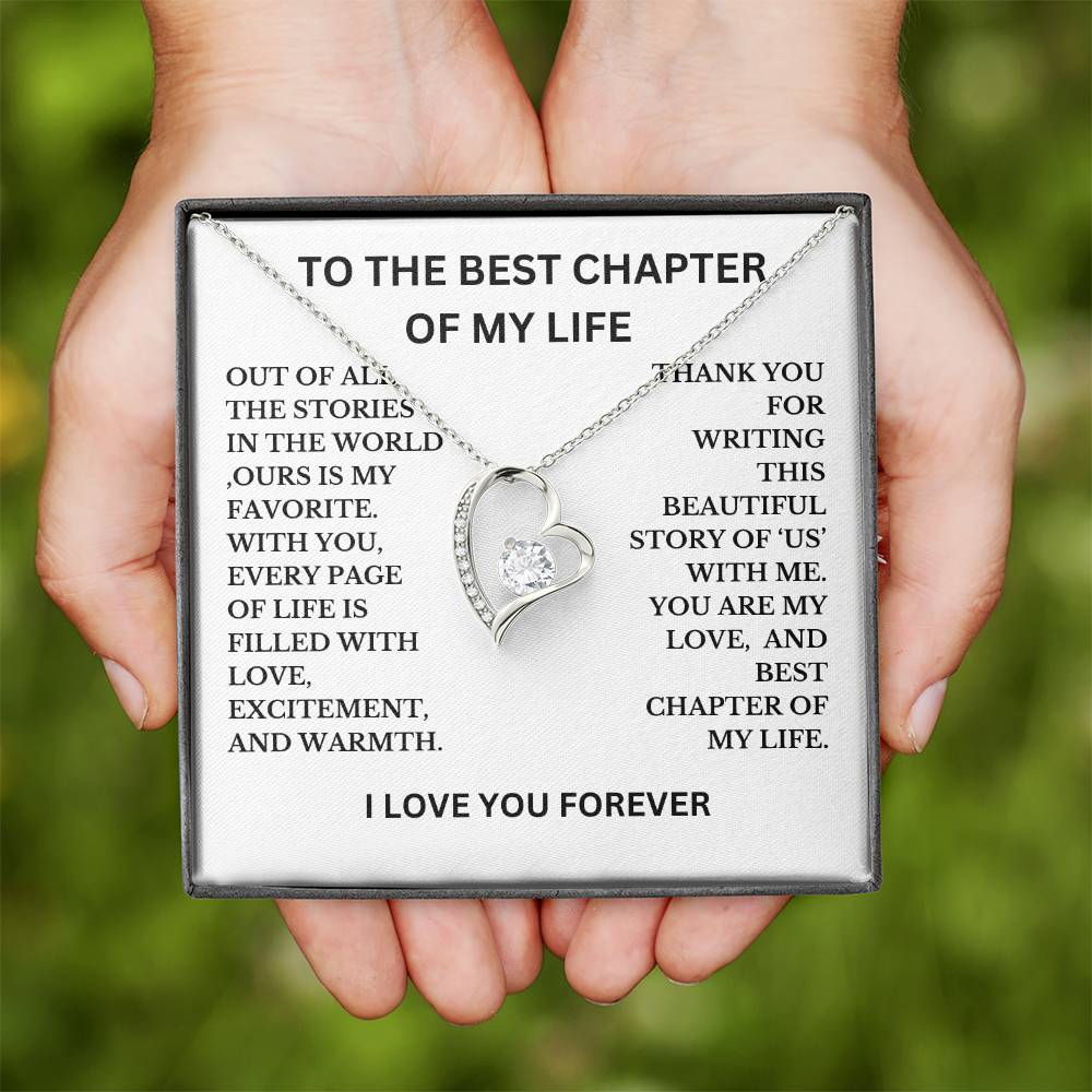 To The Best Chapter Of My Life Necklace, A perfect Gift For Wife, Girlfriend