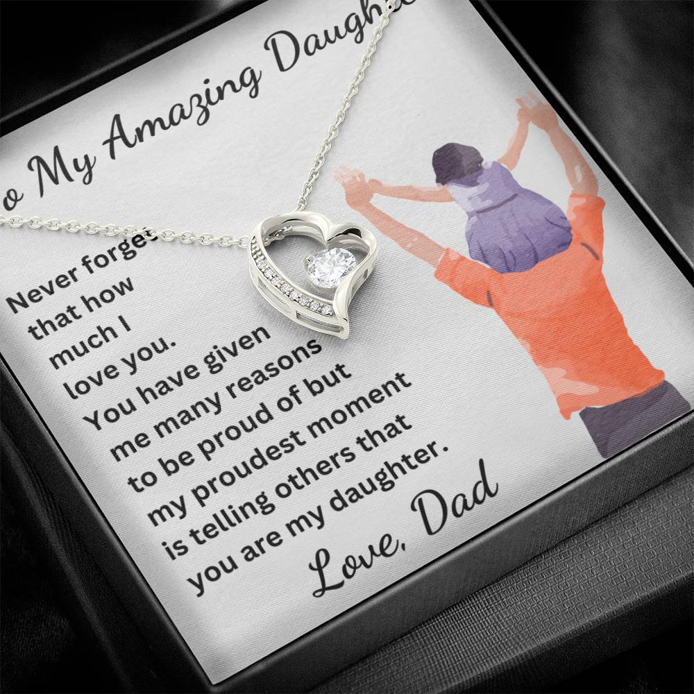 My Proudest Moment Daughter Necklace