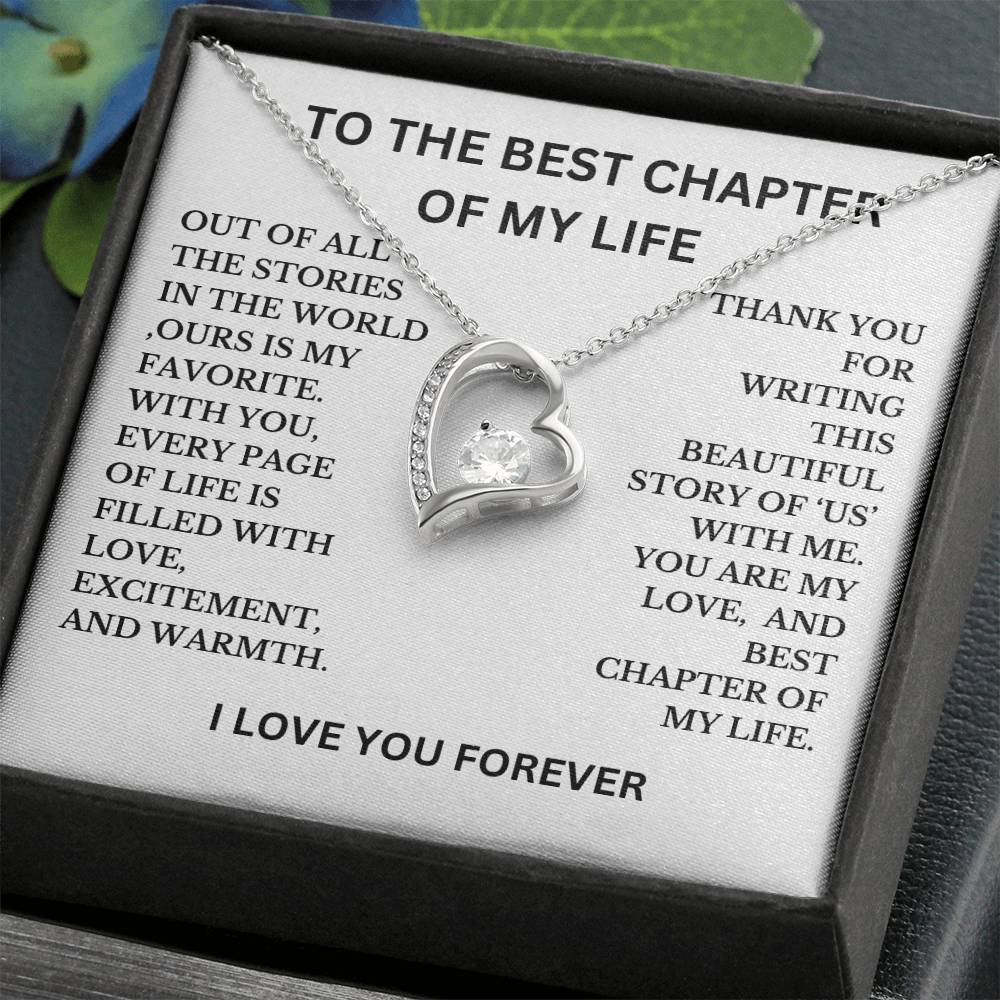 To The Best Chapter Of My Life Necklace, A perfect Gift For Wife, Girlfriend