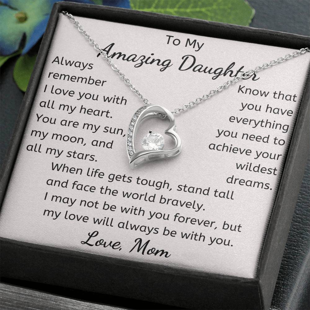 To My Amazing Daughter Necklace
