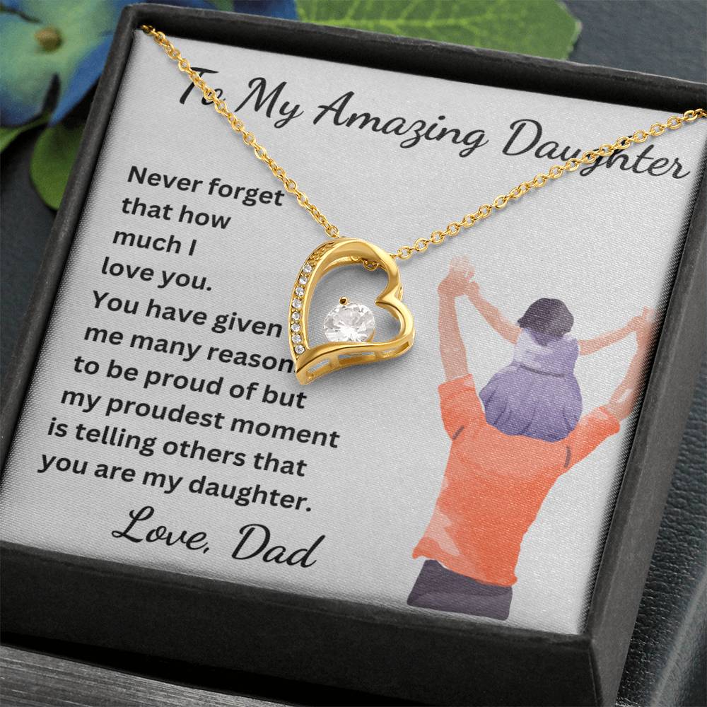 My Proudest Moment Daughter Necklace