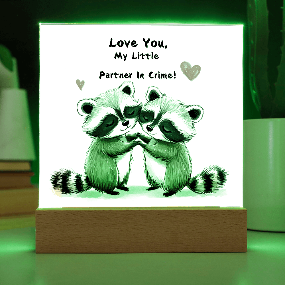 Partner In Crime Custom Plaque