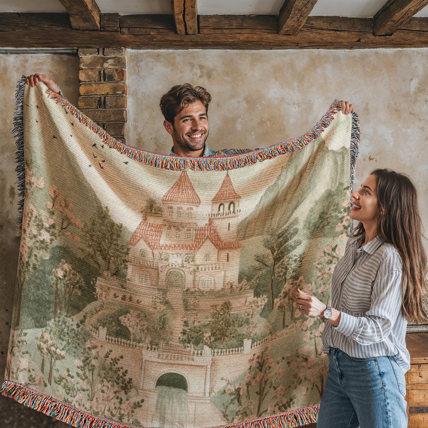Castle Woven Tapestry