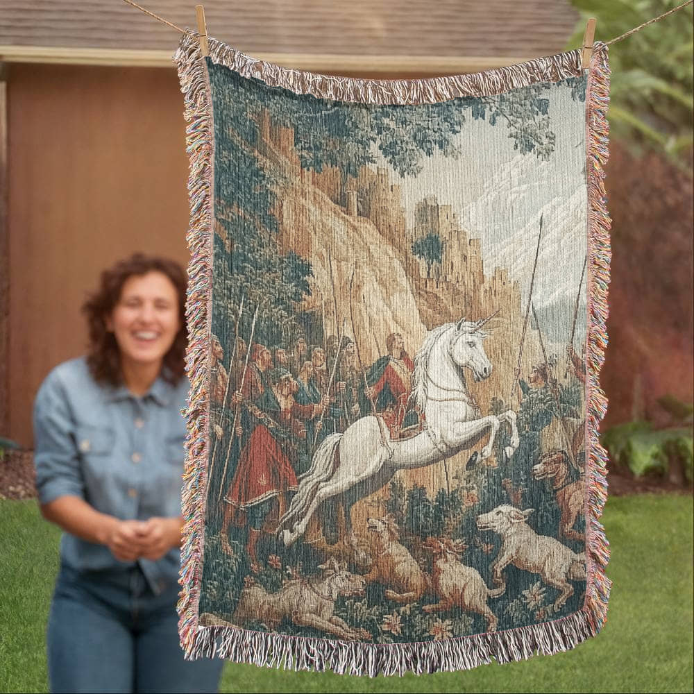 Unicorn Hunt Tapestry, Medieval Tapestry
