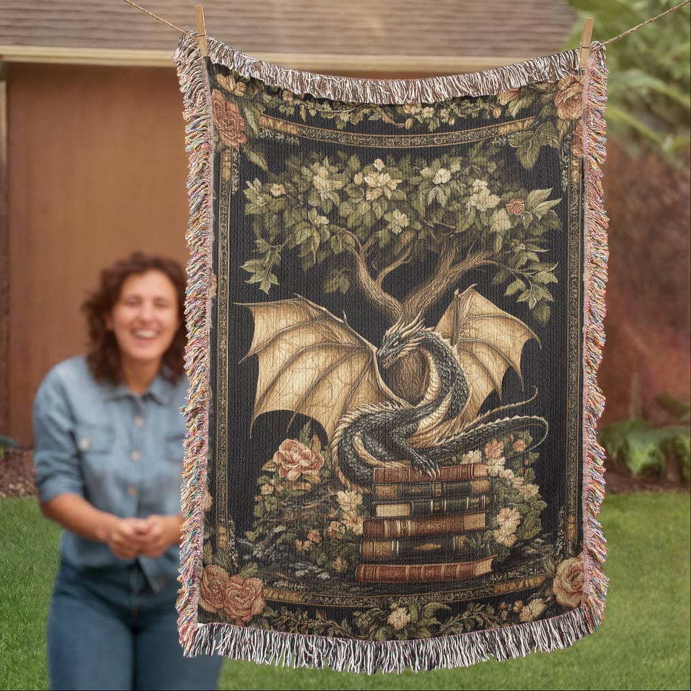 Medieval Dragon Blanket