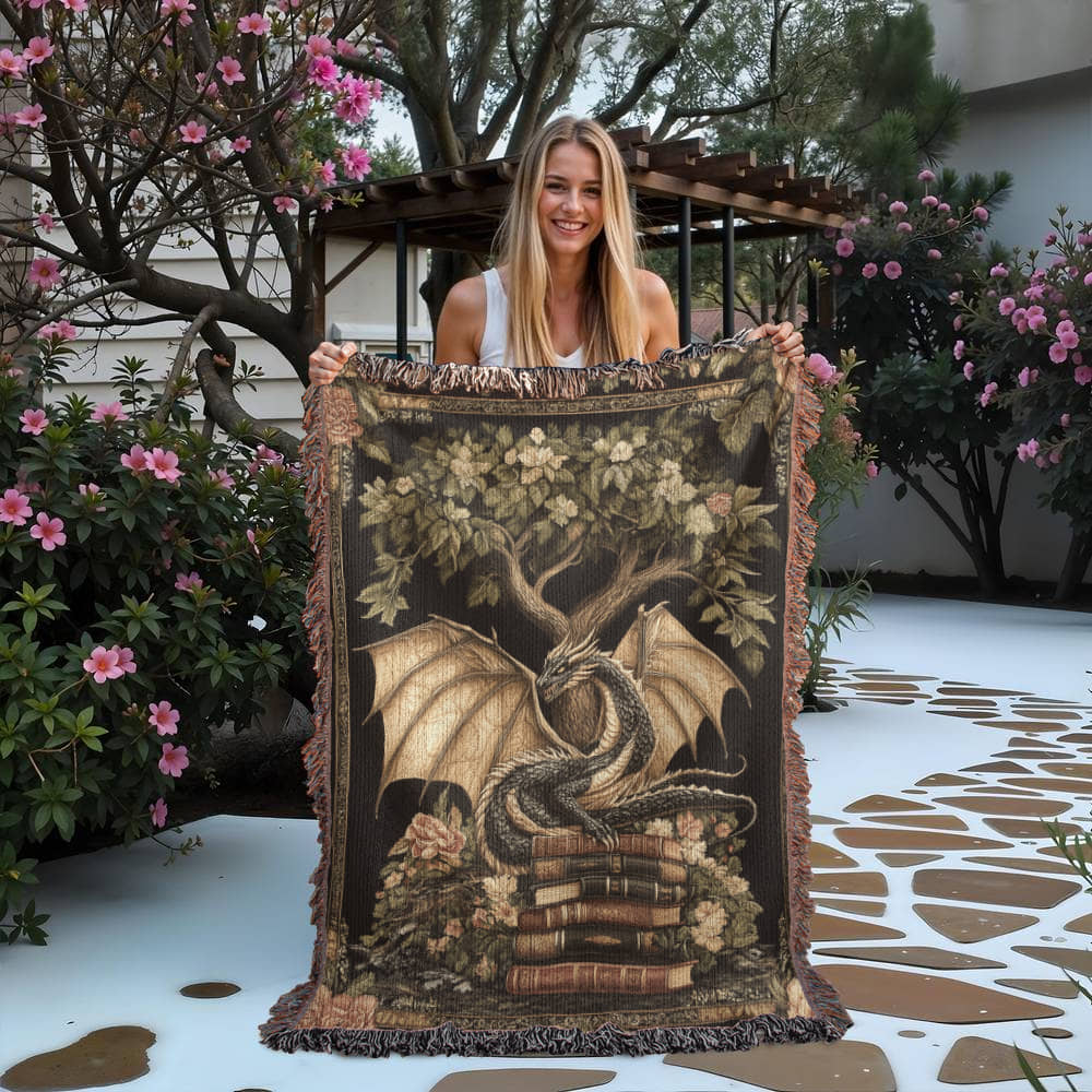 Medieval Dragon Blanket