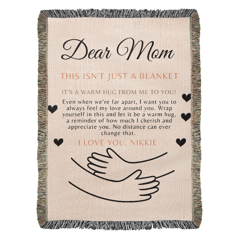 Custom Blanket For Mom