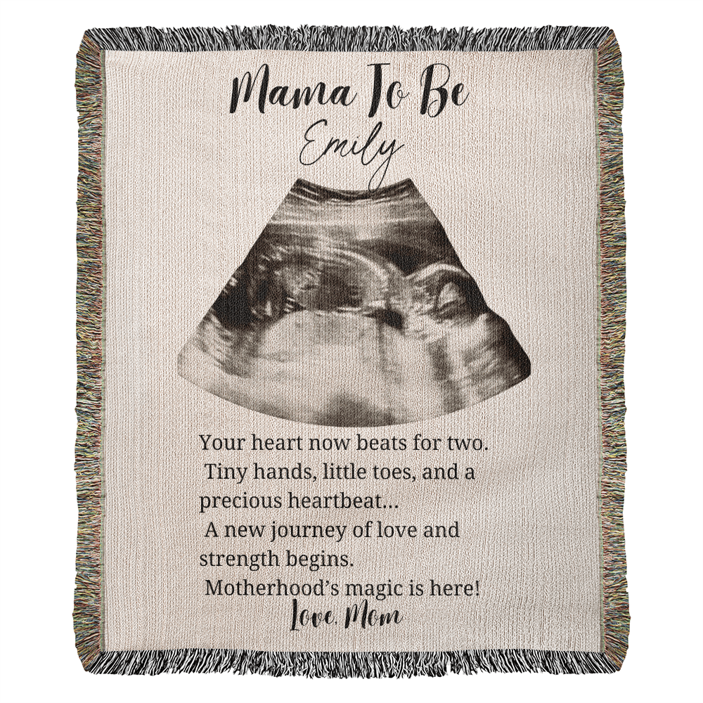 Mama To Be Custom Blanket