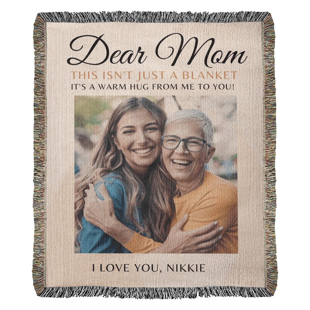 Mom Custom Photo Blanket