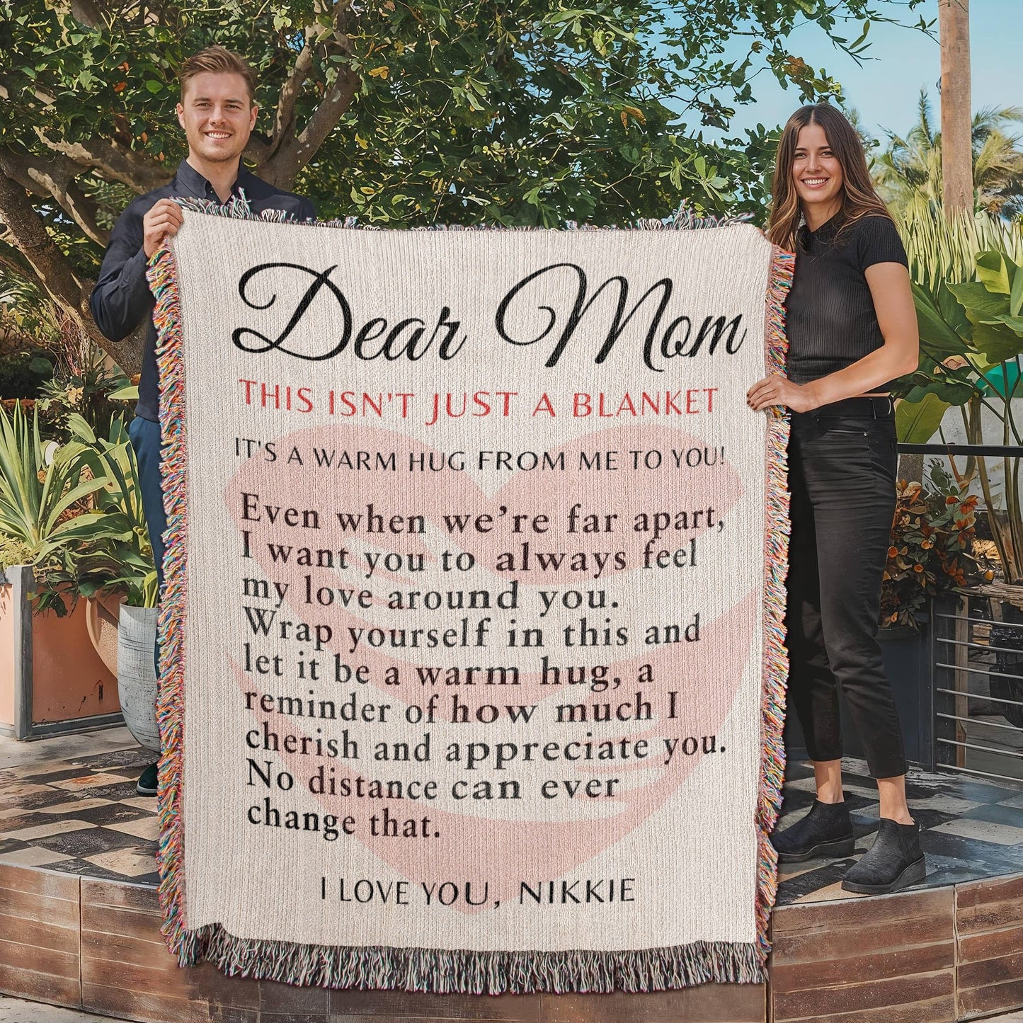 Hug Blanket For Mom