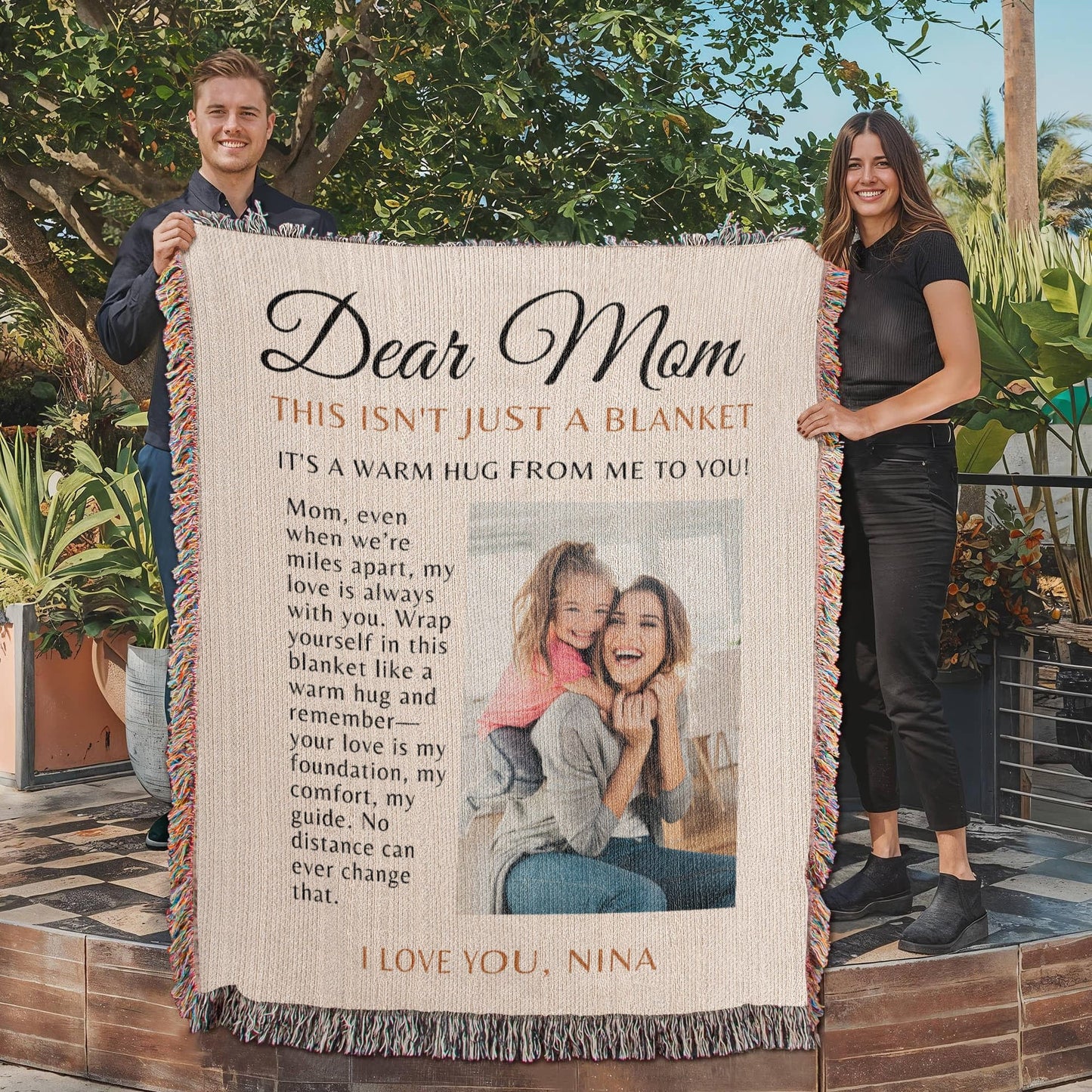 Custom Photo Blanket Gift
