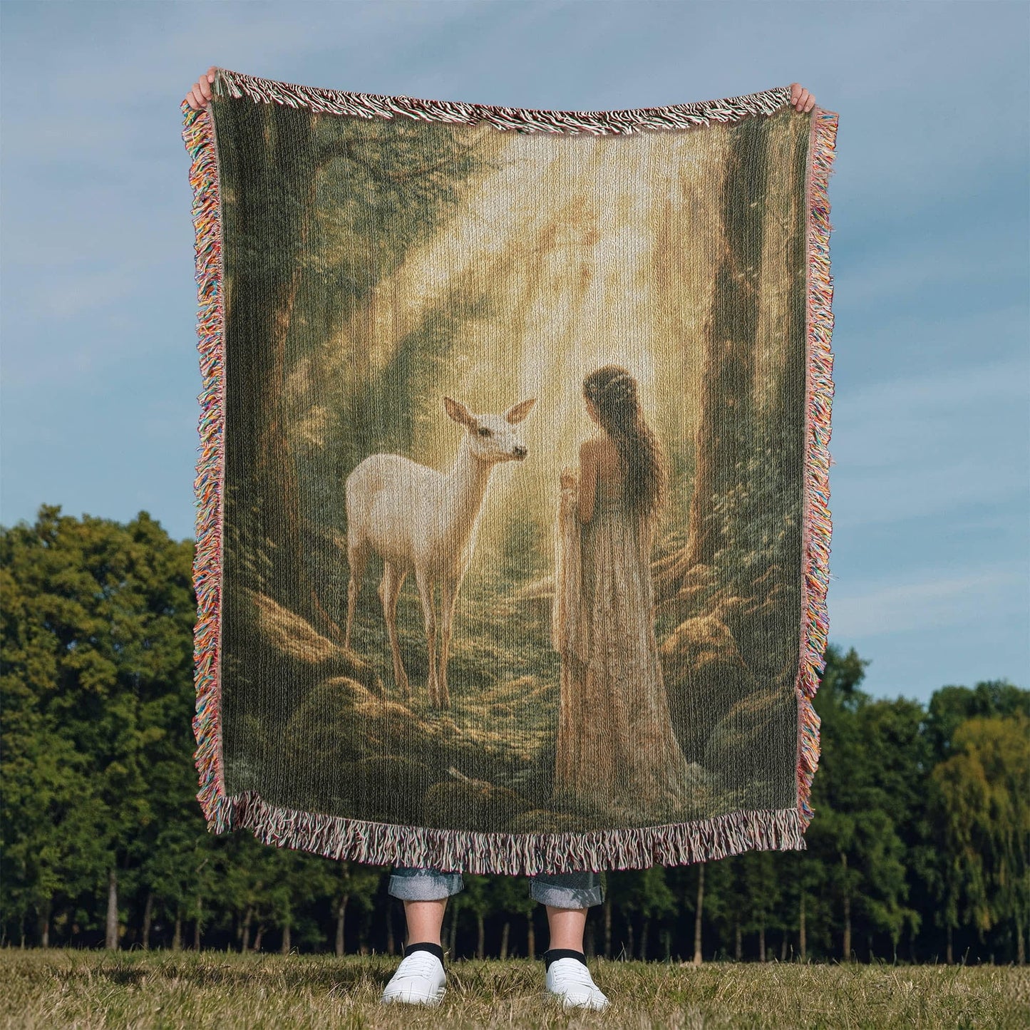 Enchanted Forest Tapestry Blanket