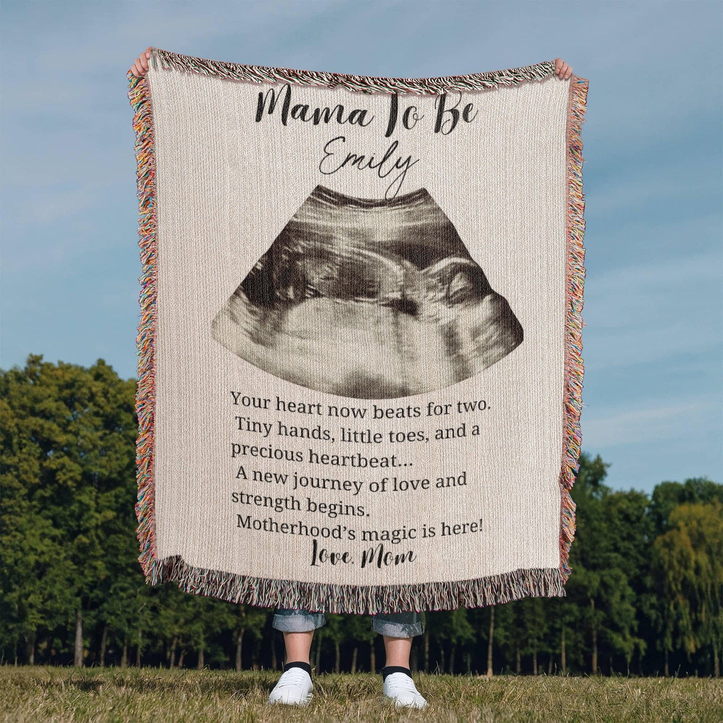 Mama To Be Custom Blanket
