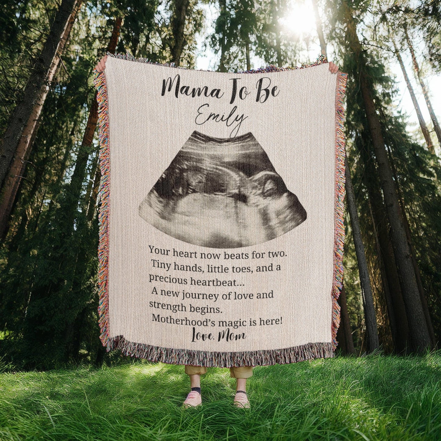 Mama To Be Custom Blanket