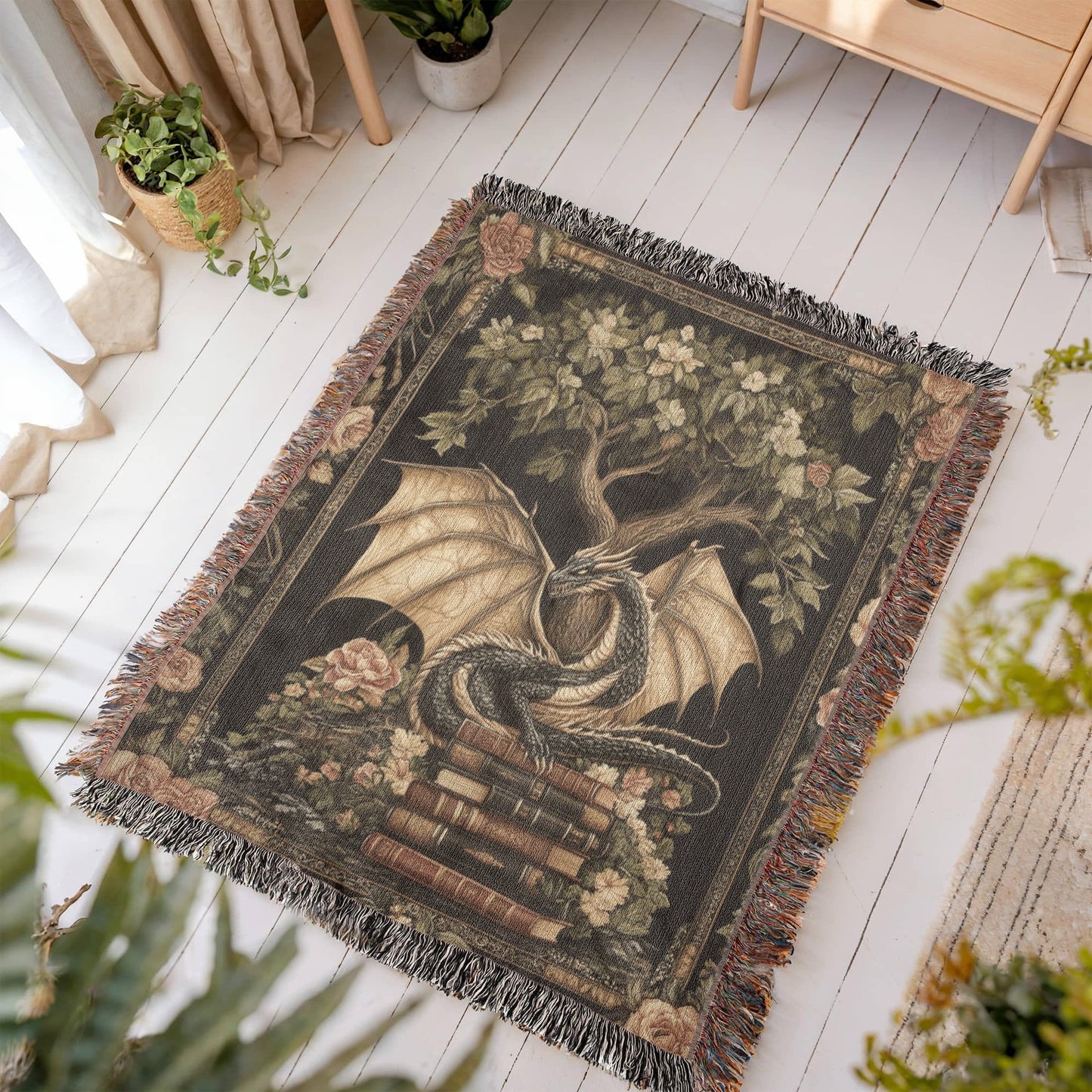 Medieval Dragon Blanket