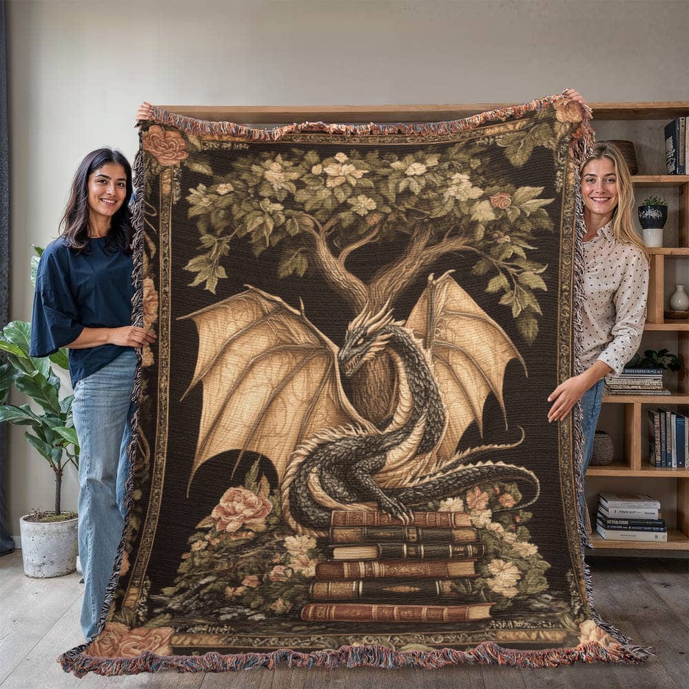 Medieval Dragon Blanket