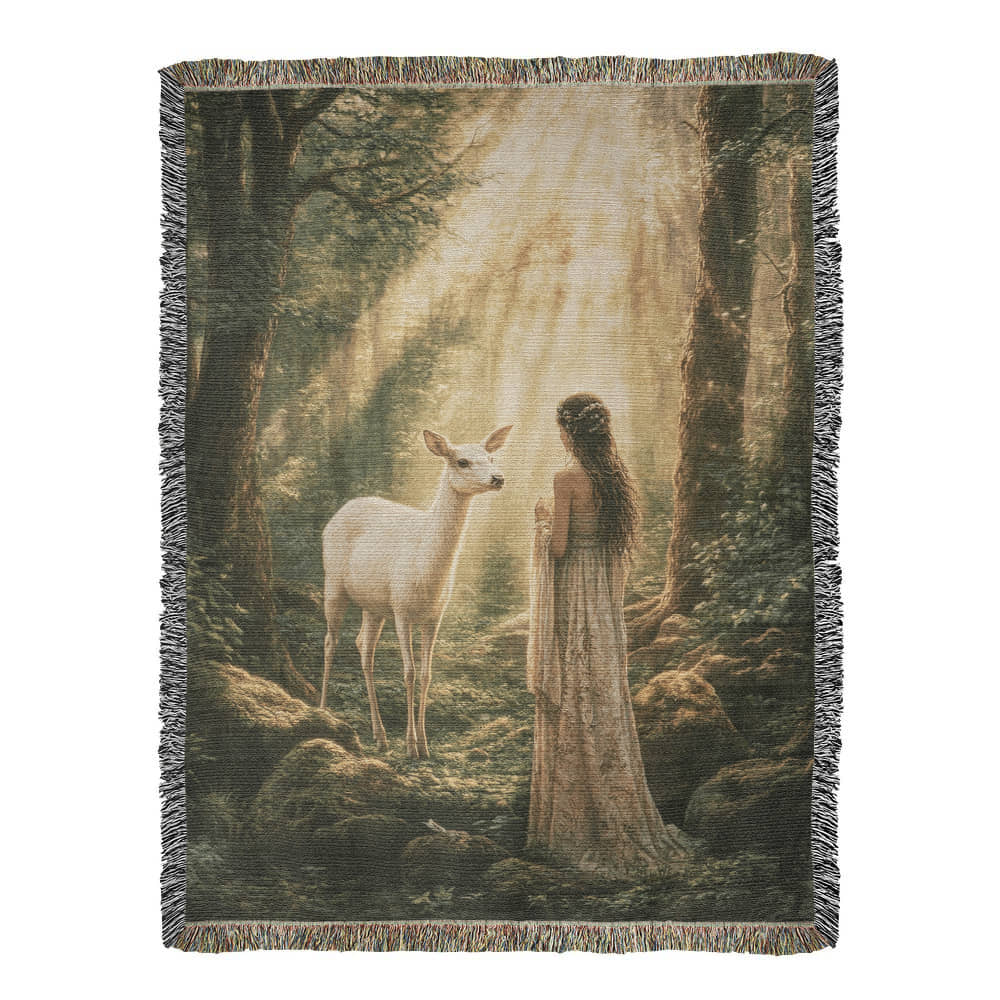 Enchanted Forest Tapestry Blanket
