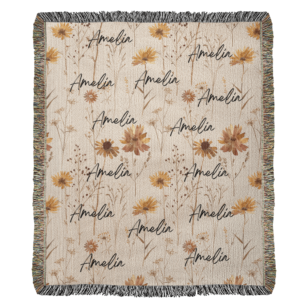 Personalized Name Blanket