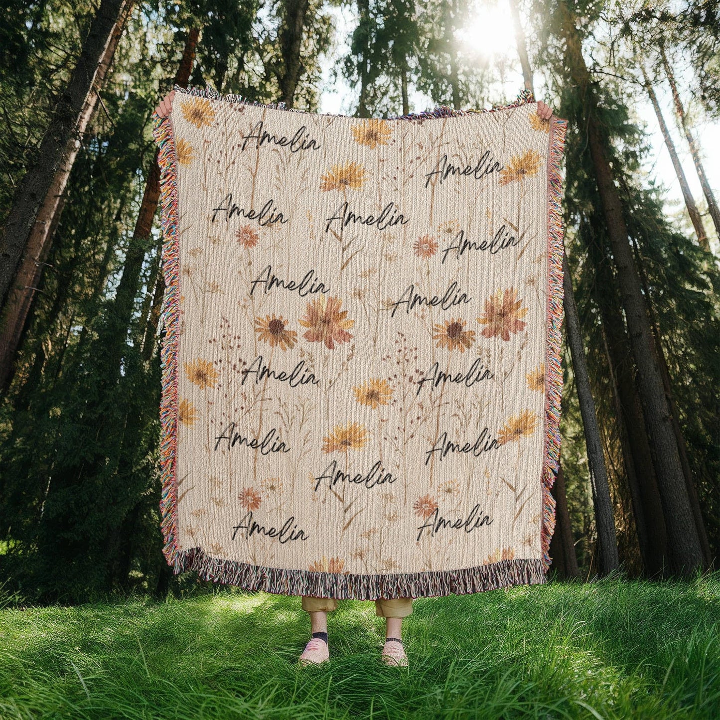 Personalized Name Blanket