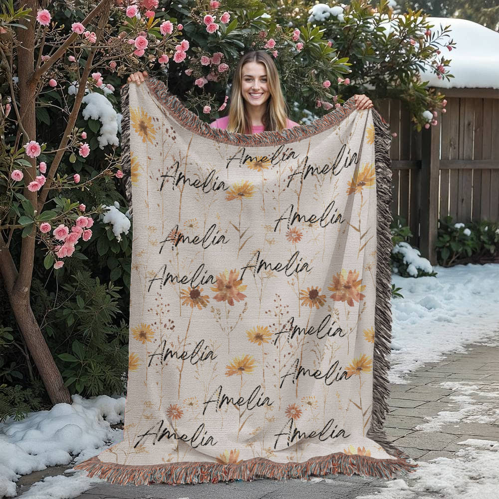 Personalized Name Blanket