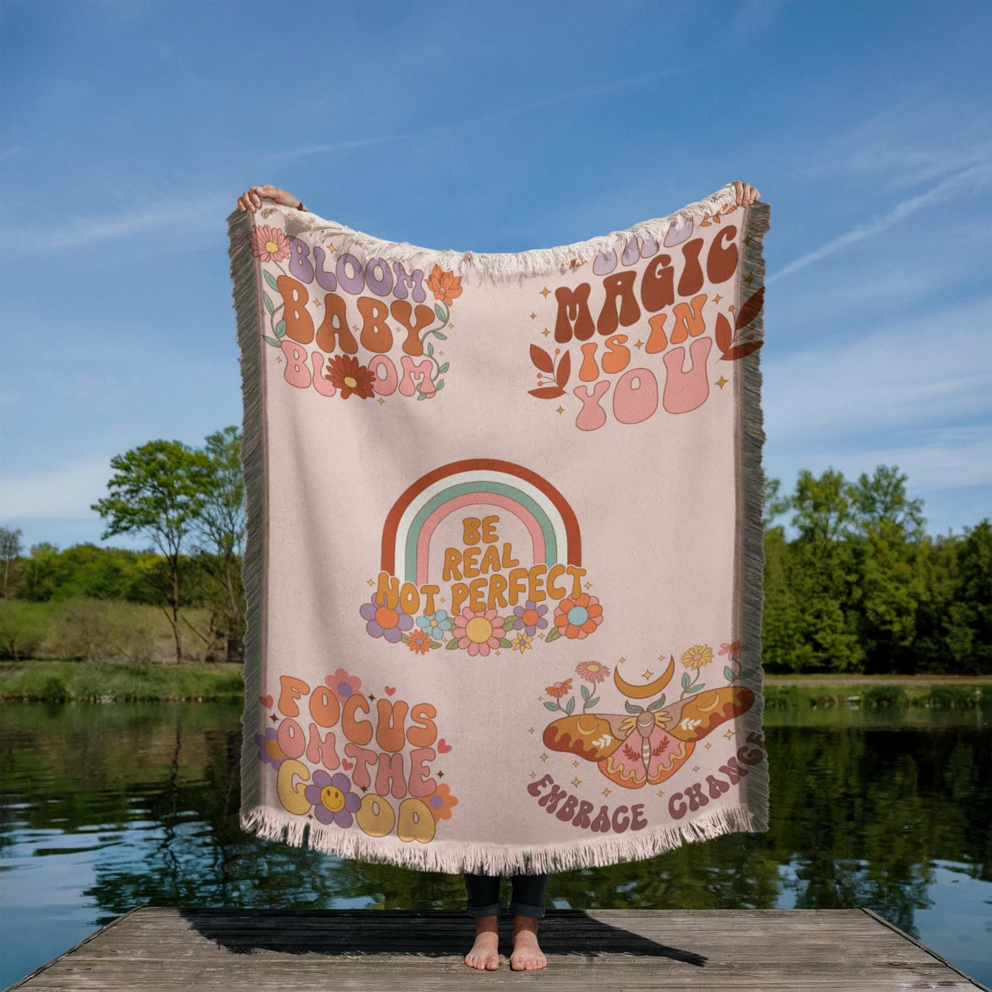 Daily Reminder Blanket, Positive Affirmation