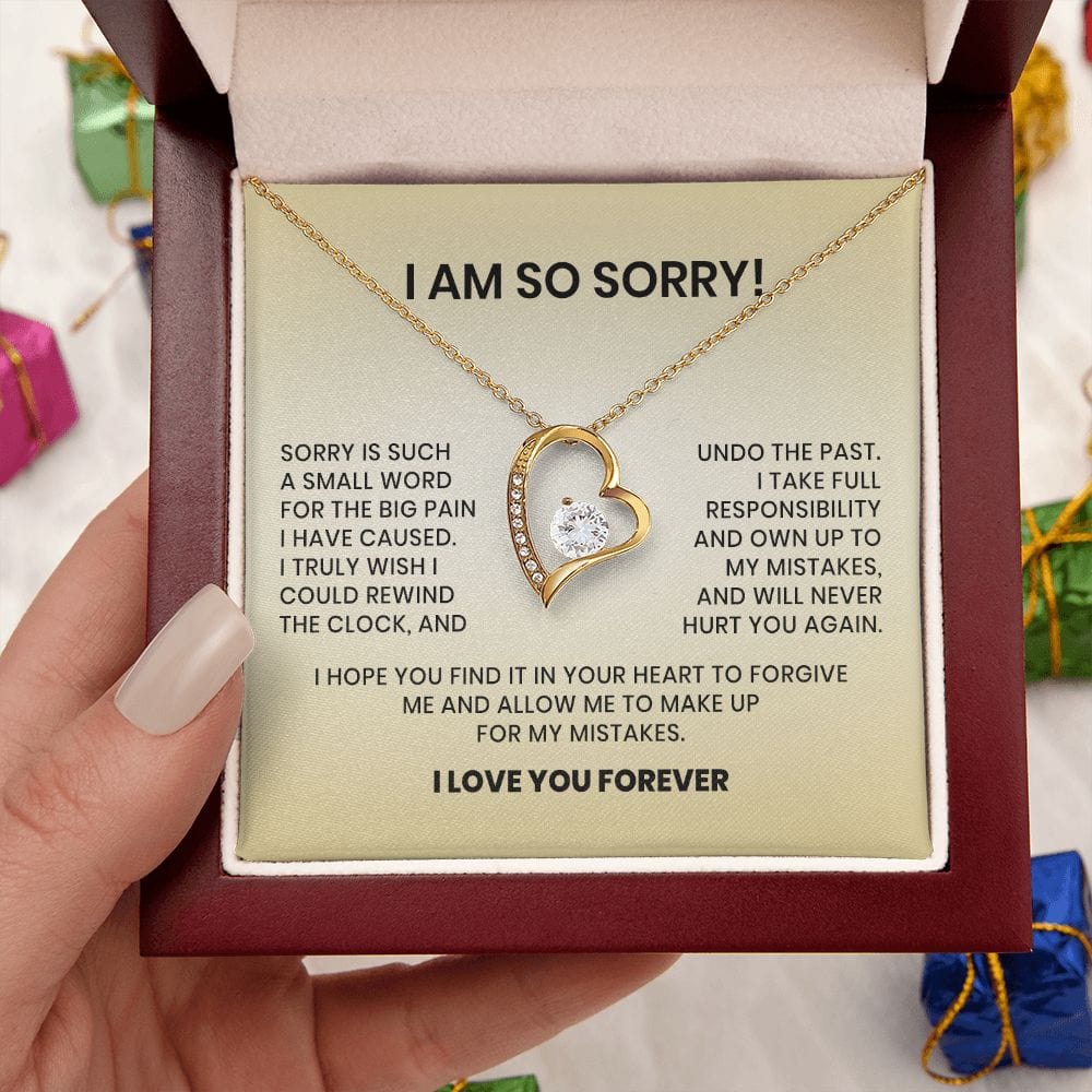 I Am So Sorry-Forever Love Necklace