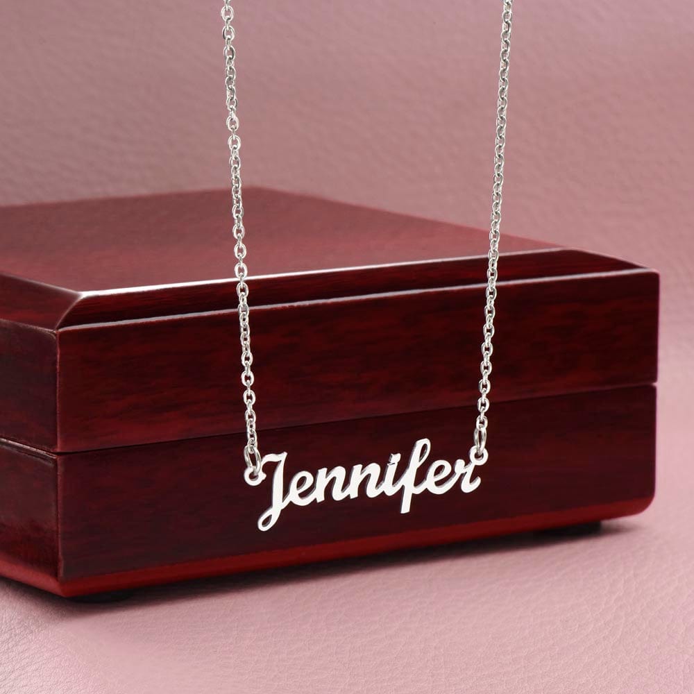 Daughter Birthday Gift Name Necklace