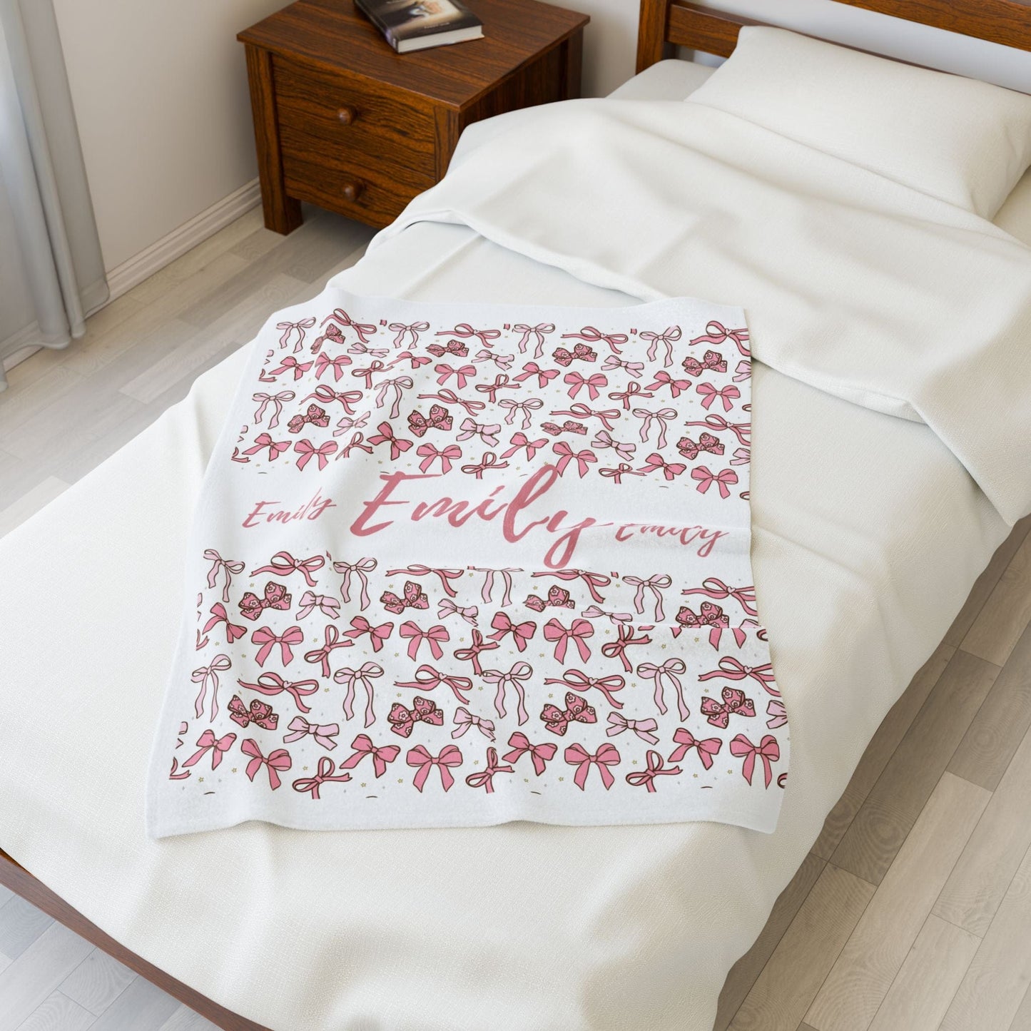 Personalized Blanket For Girls, Custom Baby Blanket