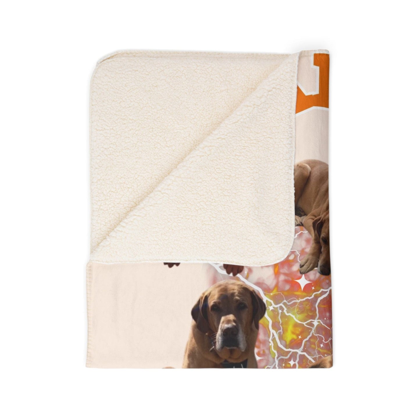Custom Pet Blanket, Sherpa Fleece Pet Blanket