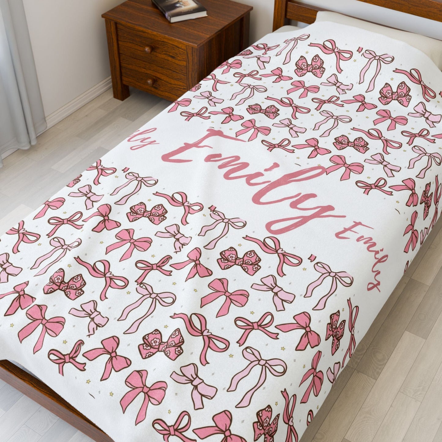 Personalized Blanket For Girls, Custom Baby Blanket