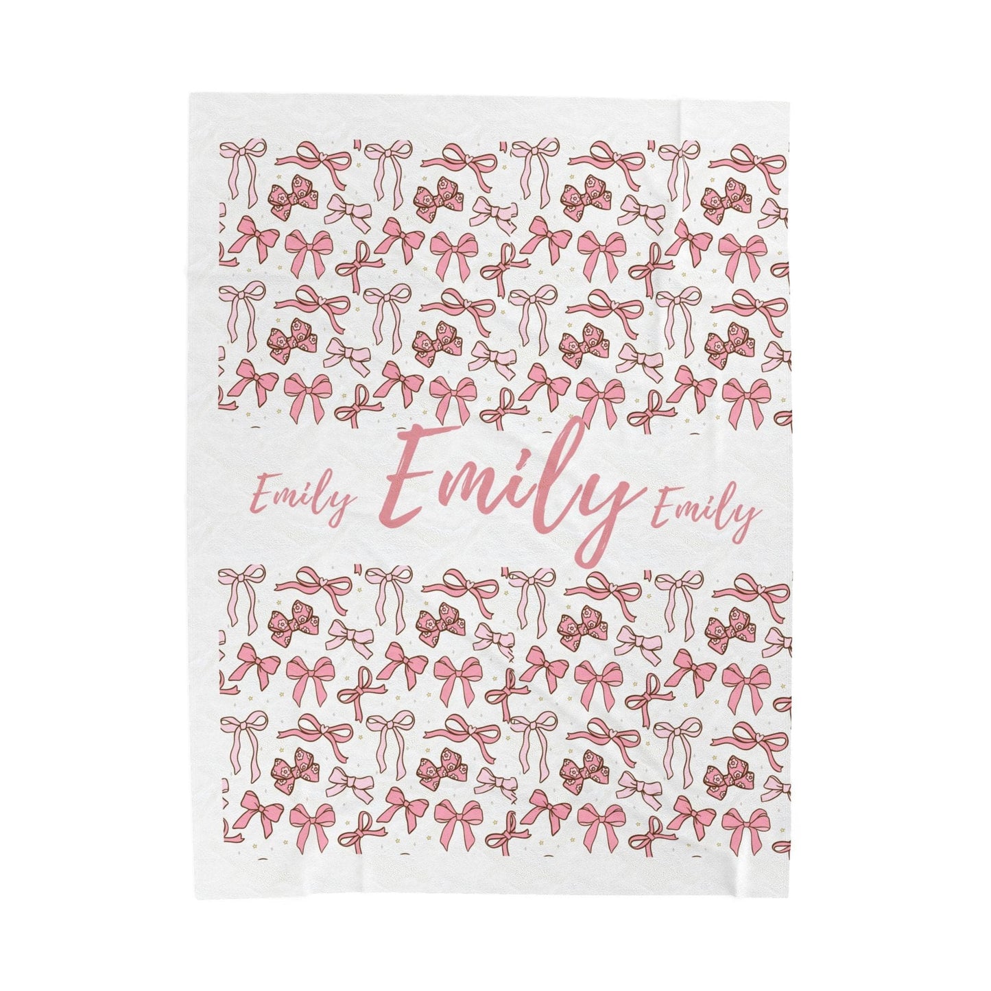 Personalized Blanket For Girls, Custom Baby Blanket