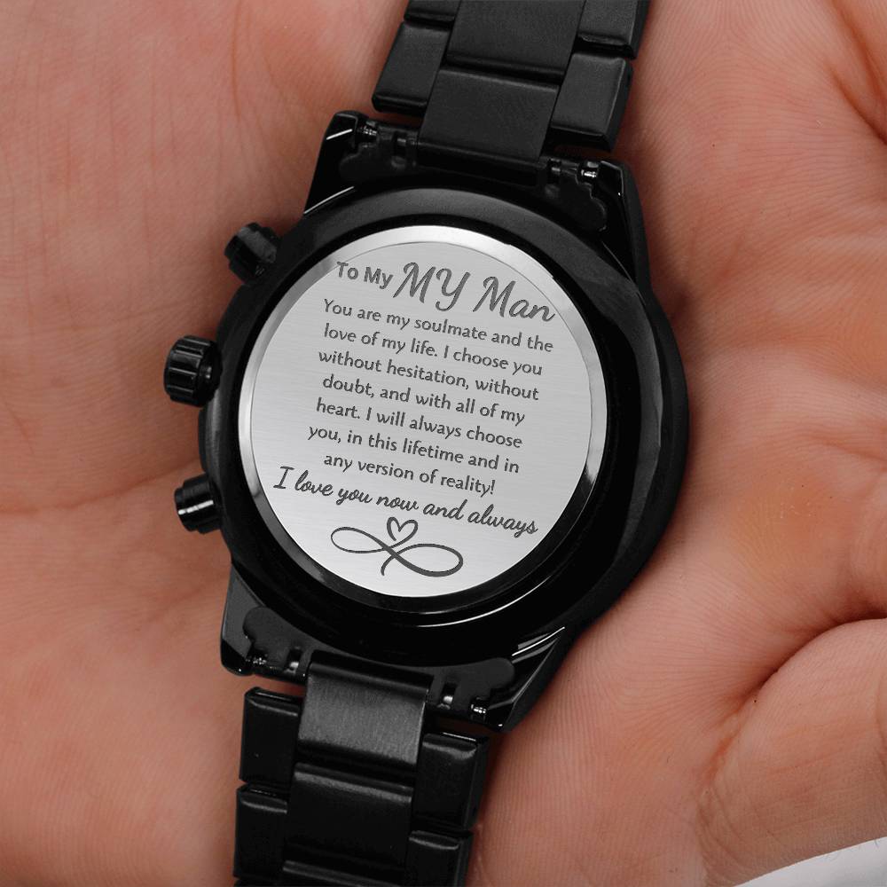Customized  Engraved Watch for Men