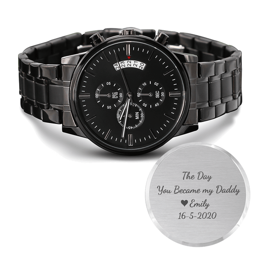 Father's Day Watch Gift, Dad Engraved Watch