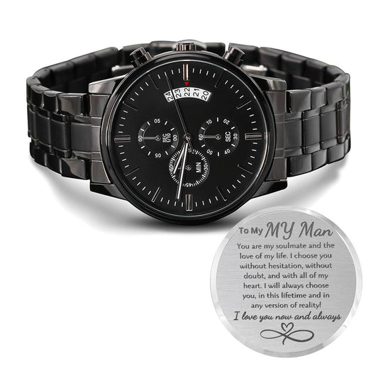 Customized  Engraved Watch for Men