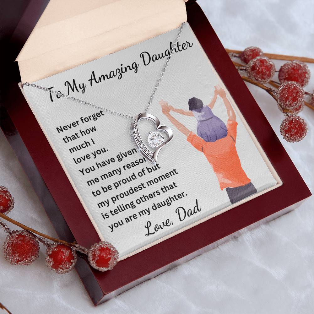 My Proudest Moment Daughter Necklace