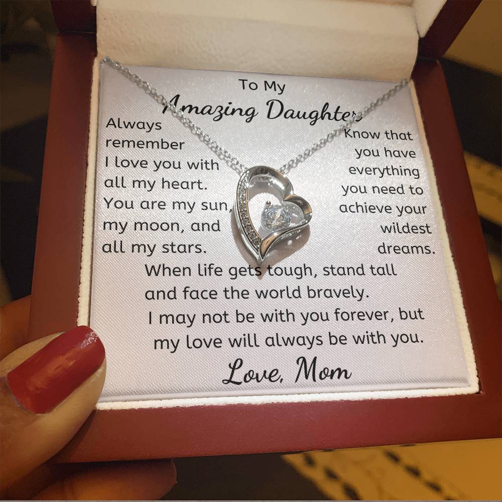 To My Amazing Daughter Necklace