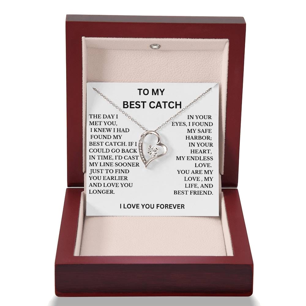 To My Best Catch Necklace, A Perfect Gift For Wife, Girlfriend