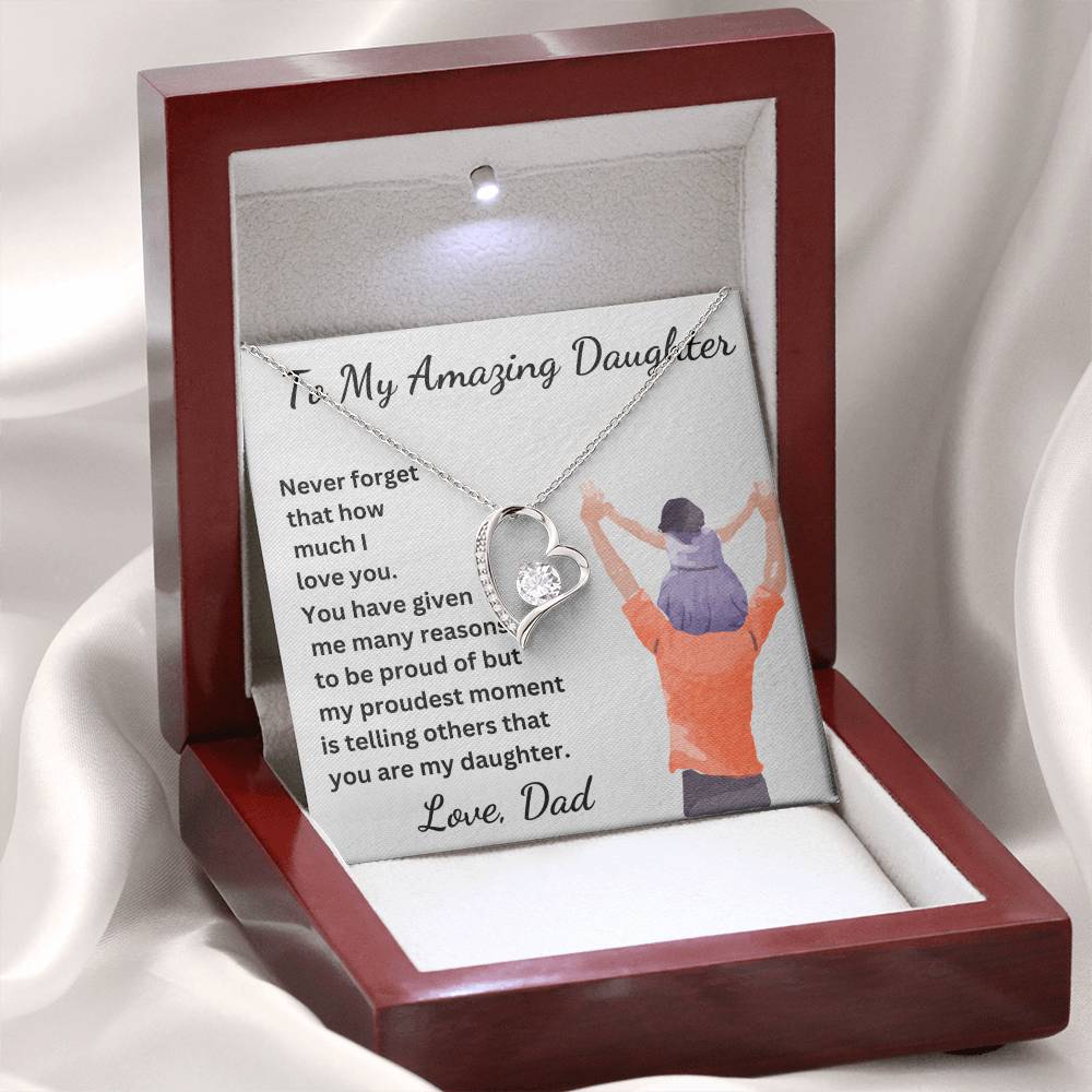 My Proudest Moment Daughter Necklace