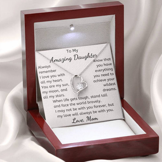 To My Amazing Daughter Necklace