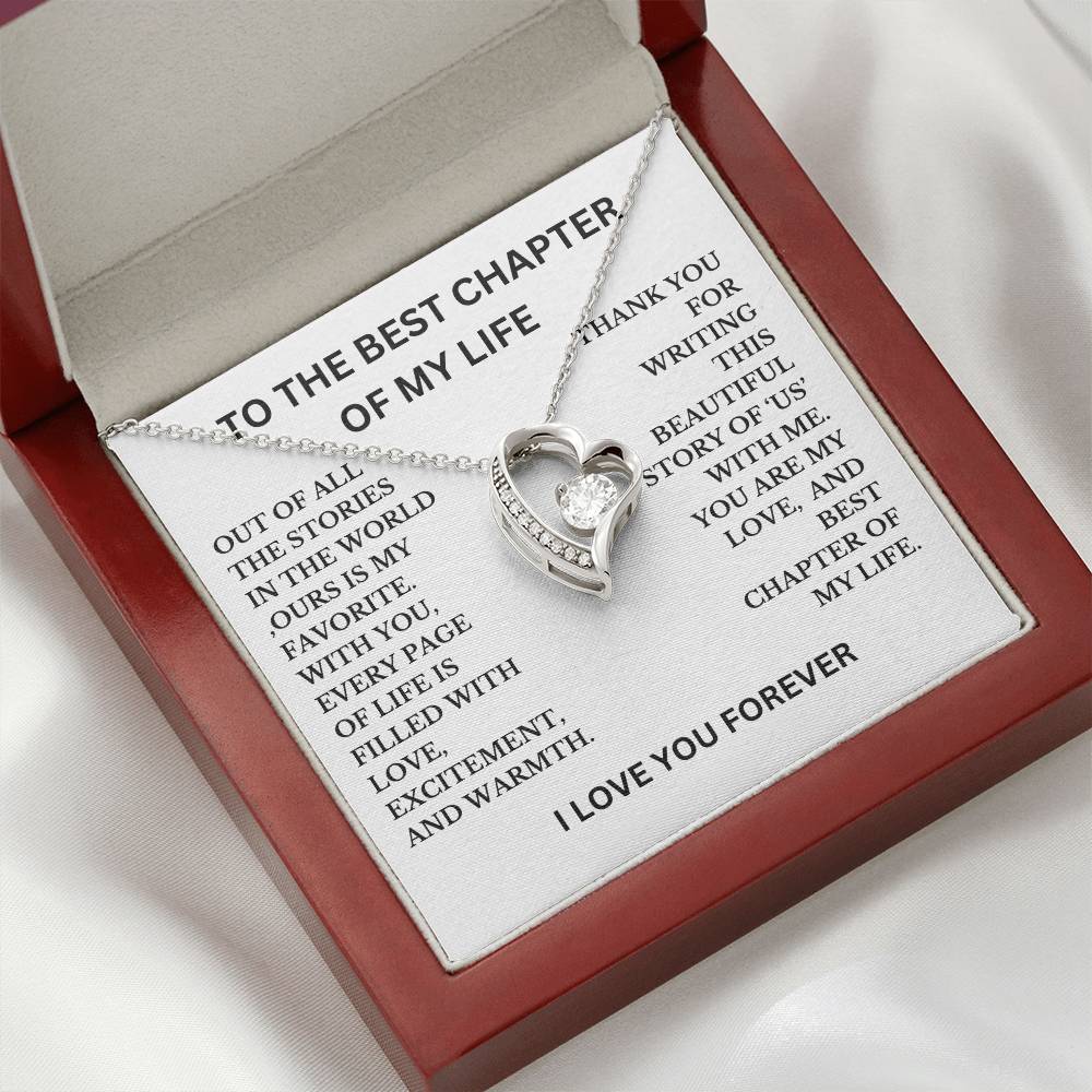 To The Best Chapter Of My Life Necklace, A perfect Gift For Wife, Girlfriend