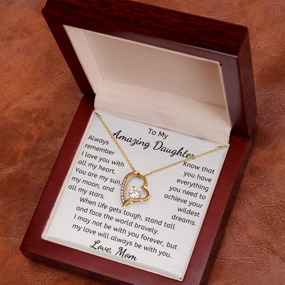 To My Amazing Daughter Necklace