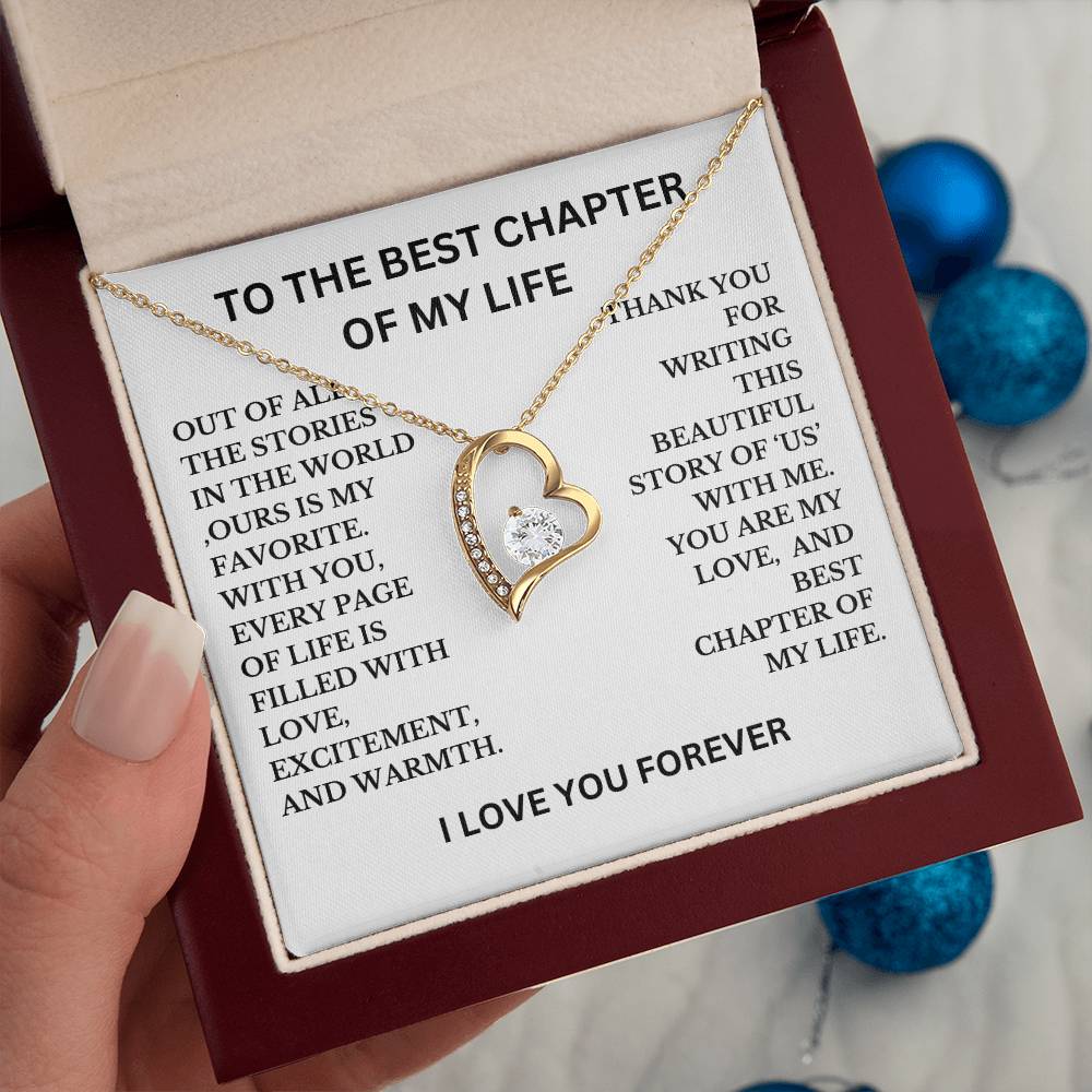 To The Best Chapter Of My Life Necklace, A perfect Gift For Wife, Girlfriend