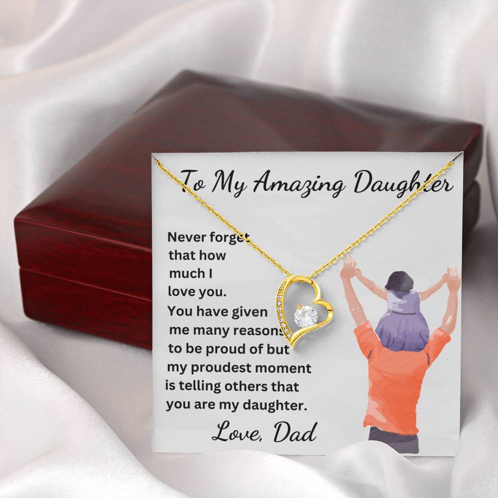 My Proudest Moment Daughter Necklace