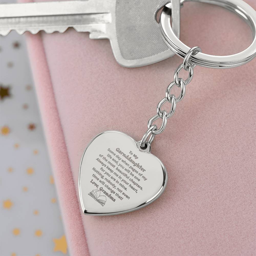 Granddaughter Keychain-Beautiful Chapter