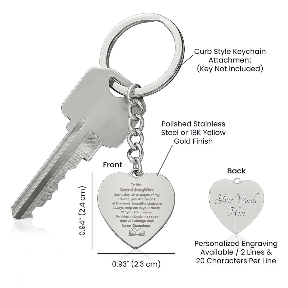 Granddaughter Keychain-Beautiful Chapter