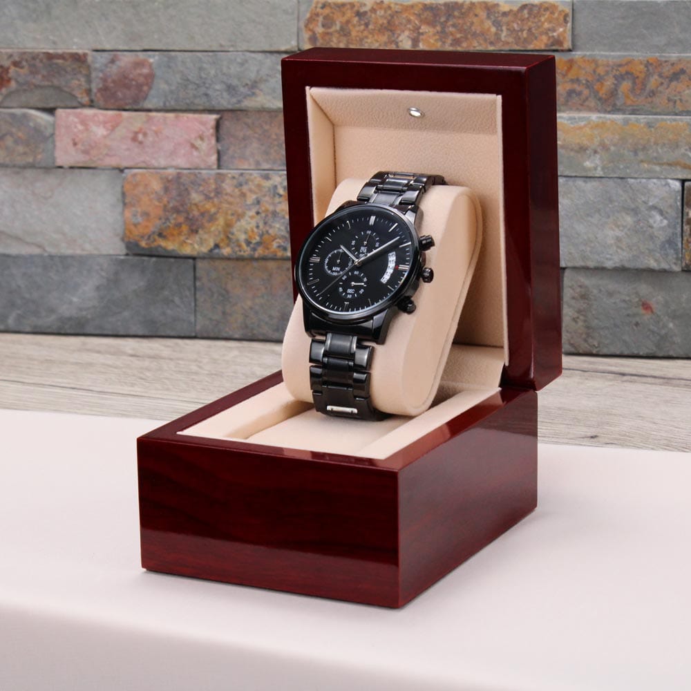 Husband Valentine Gift, Engraved Watch For Men, Husband Anniversary Present