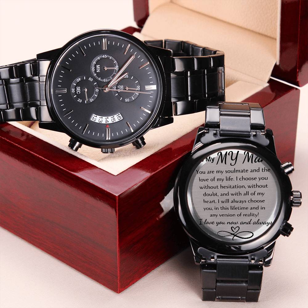 Customized  Engraved Watch for Men