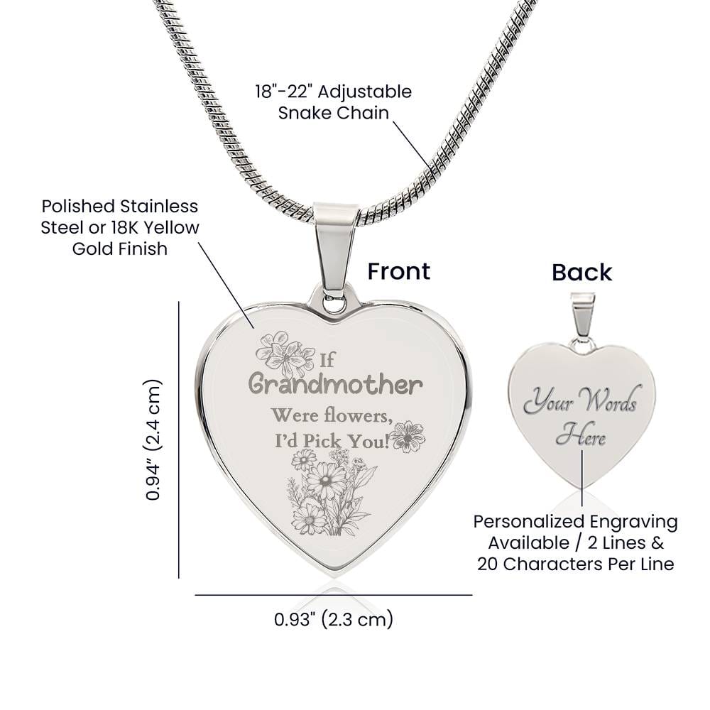 Grandmother Necklace Gift From Grandchild
