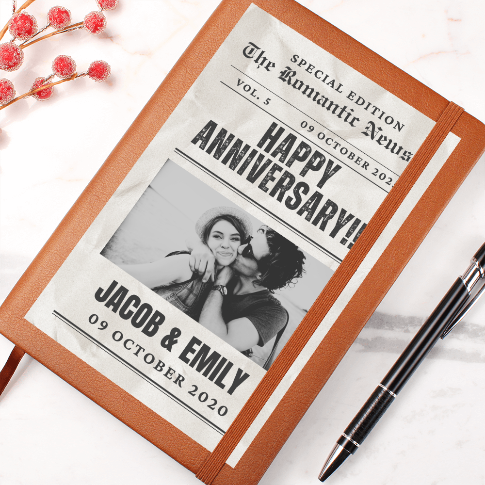 Personalized Anniversary Journal